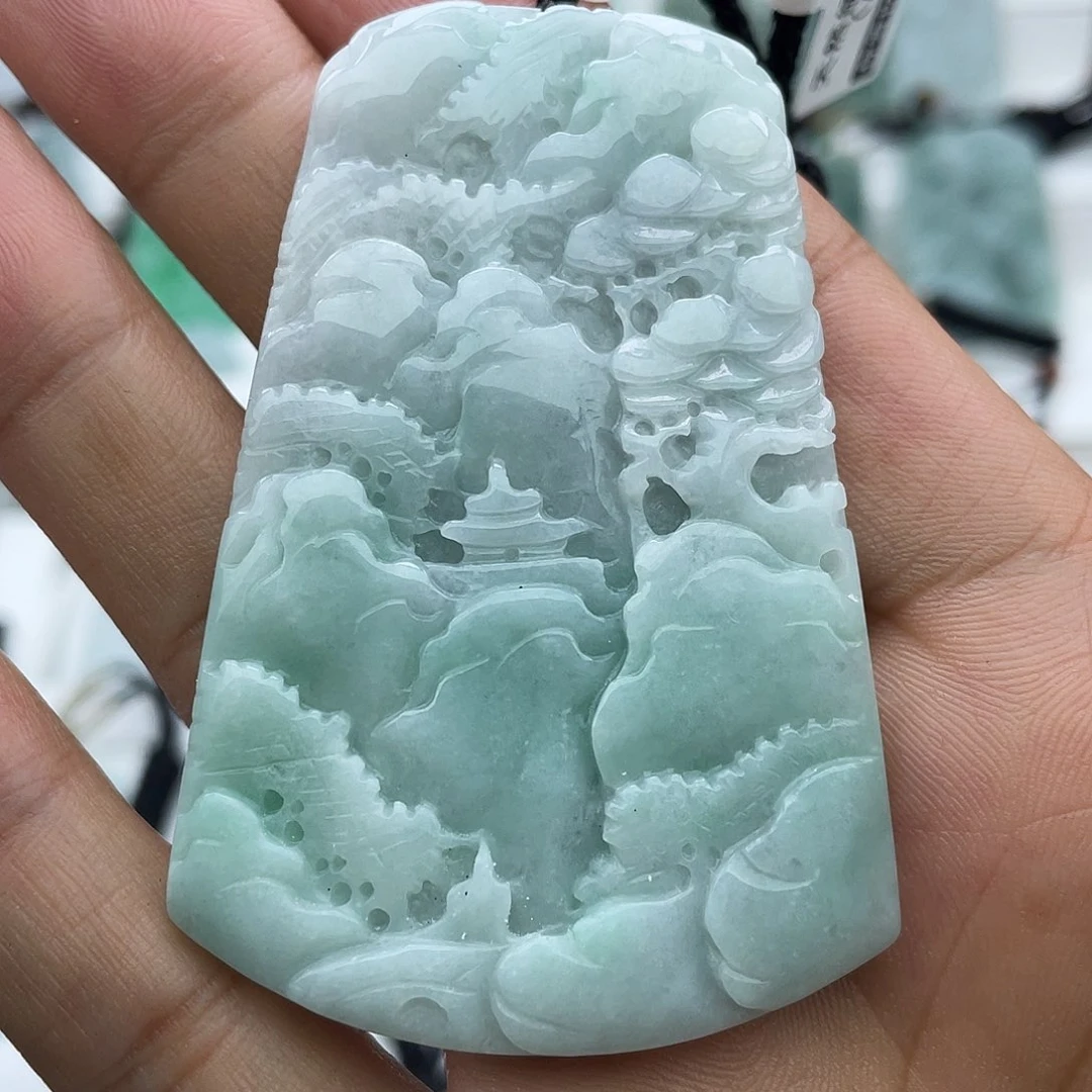 颈饰未镶嵌翡翠宋*科翡翠