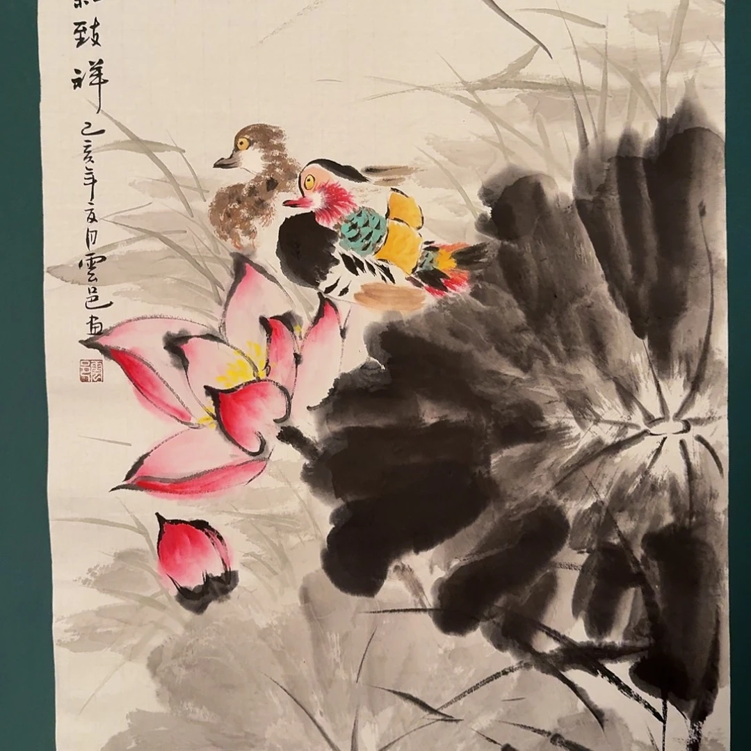 国画云老师画作画作