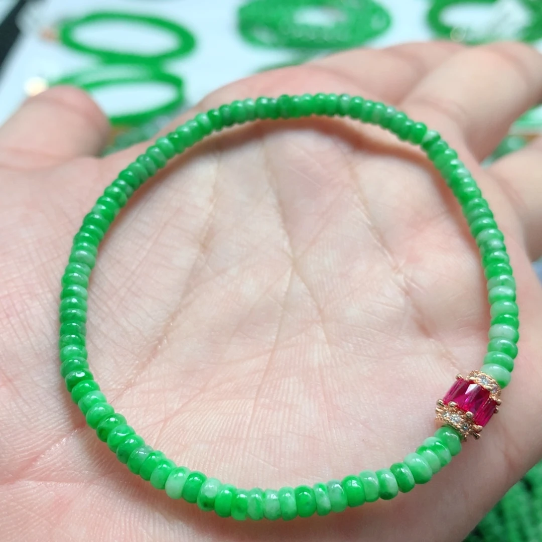 未镶嵌手链翡翠翡翠