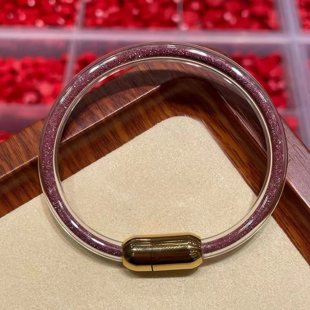 含辰砂工艺品天然原矿紫金砂粉灌手镯