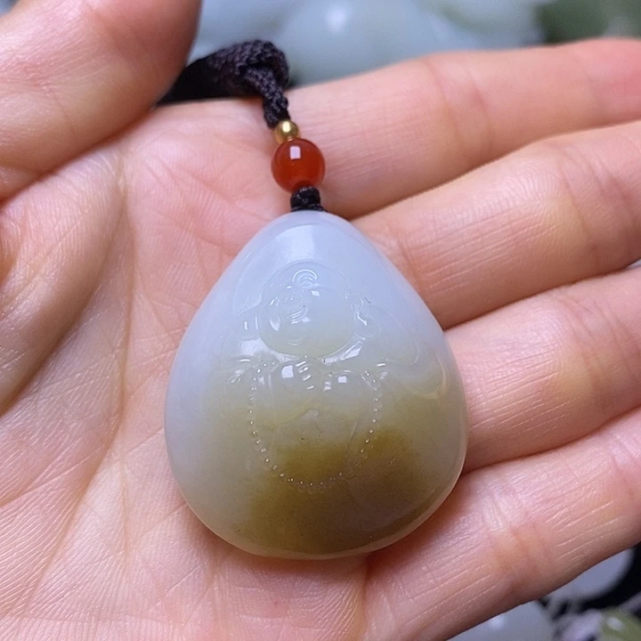 和田玉未镶嵌吊坠(不含链)