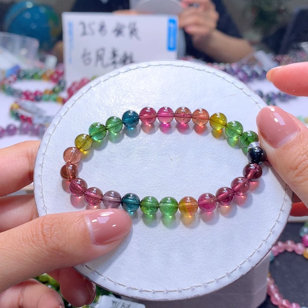 【闪购商品】未镶嵌手串碧玺7.1m净体