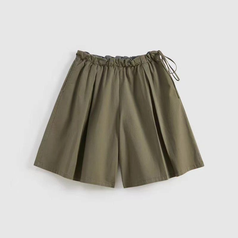 SHORT皱感大廓形短裤
