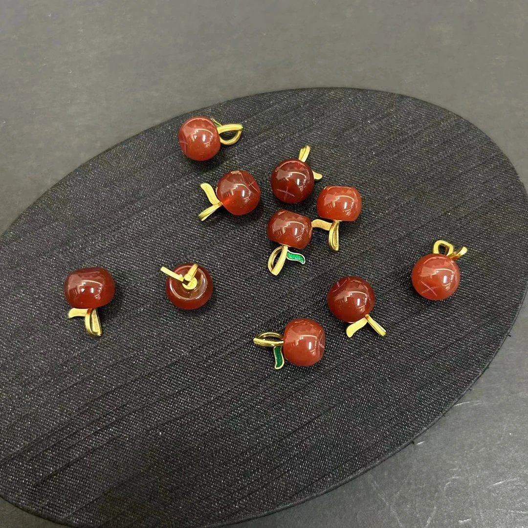 红玛瑙苹果吊坠（多样性单个发货）5