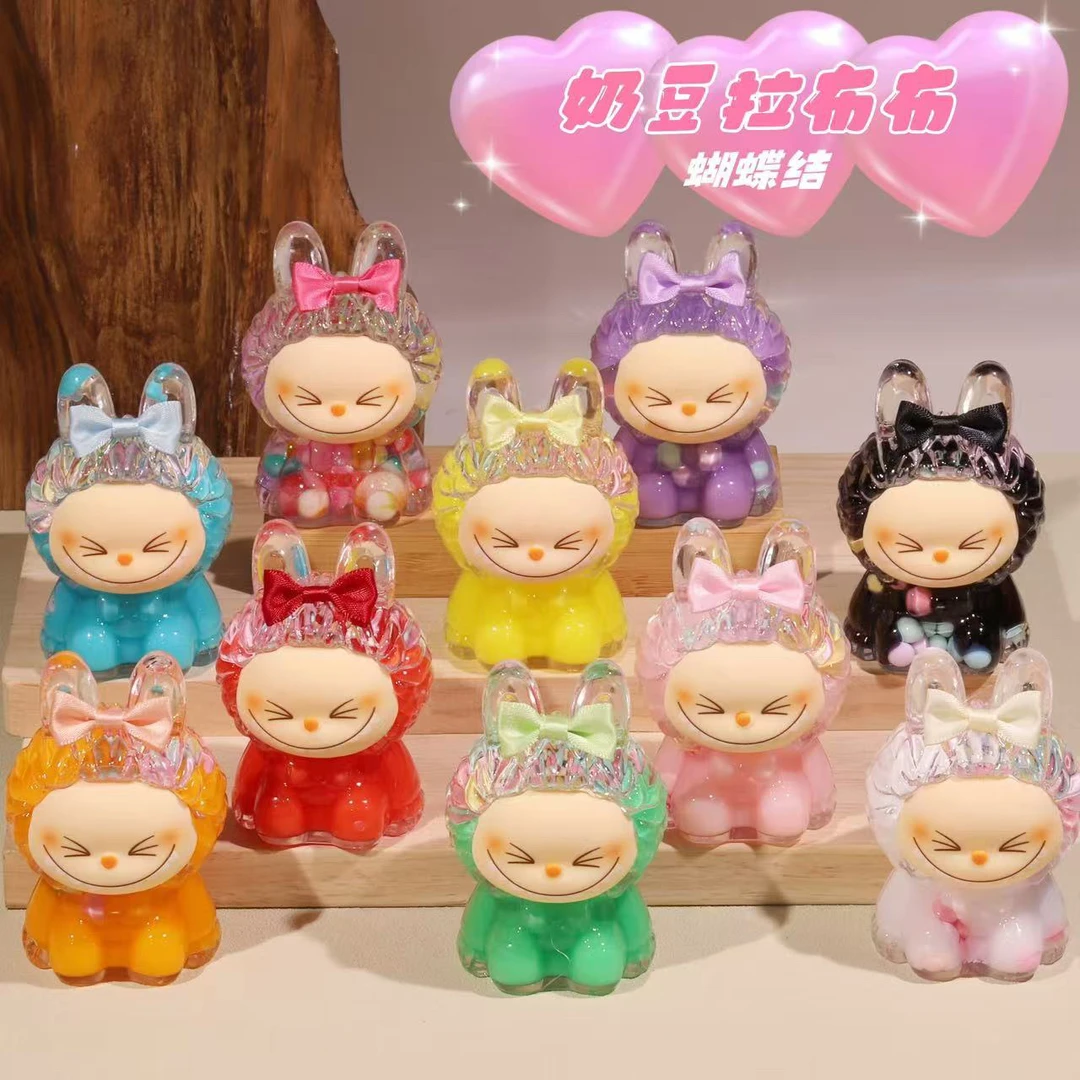 流沙拉步步恶魔女孩帕恰狗diy潮玩摆件直邮