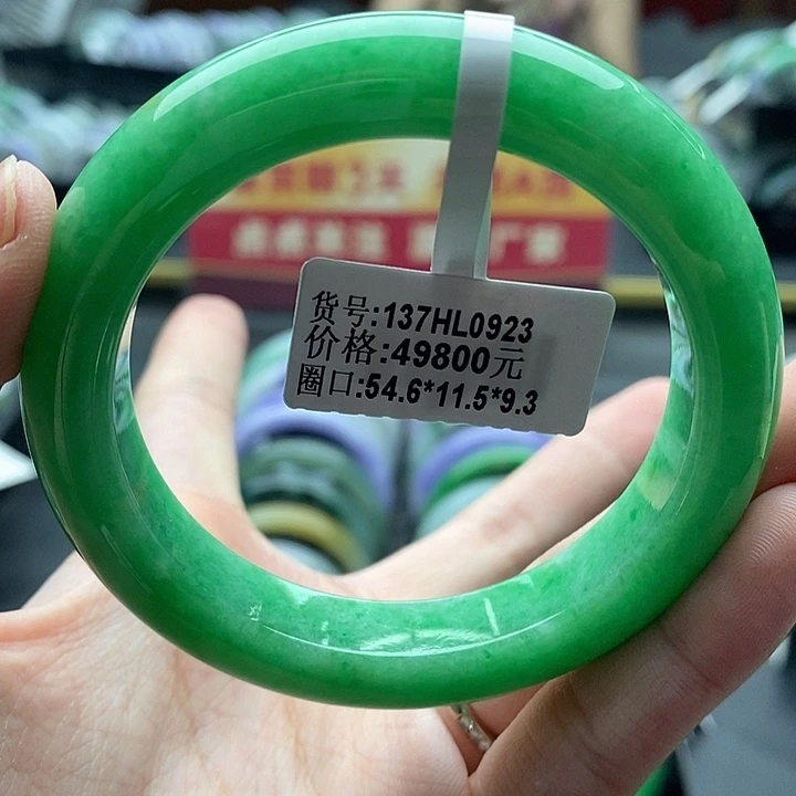 未镶嵌手镯翡翠54➕圈口