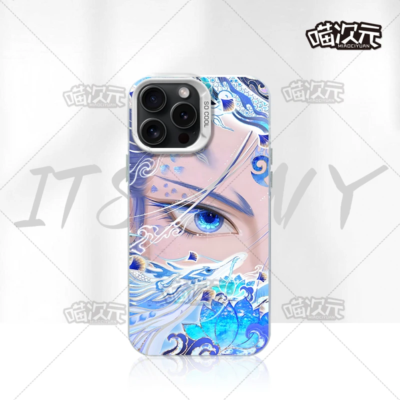 美神敖丙二次元手机壳防指纹爆款动漫浮雕适用苹果华为小米ins风