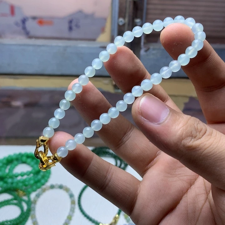 定制翡翠未镶嵌缅甸翡翠a货卡5.3