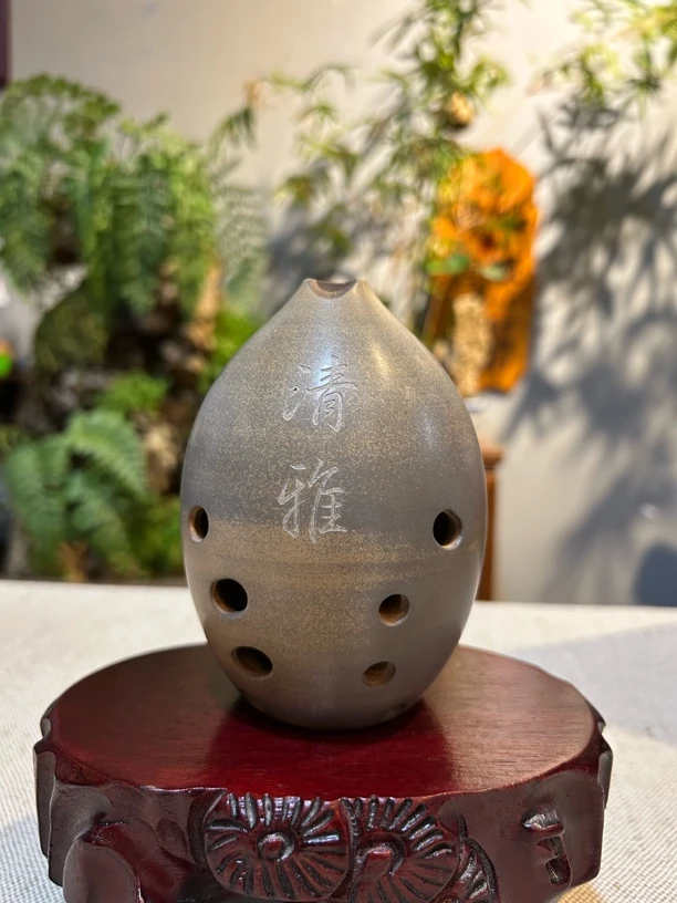易水埙 紫陶陶埙 F调单腔 十孔西安左起