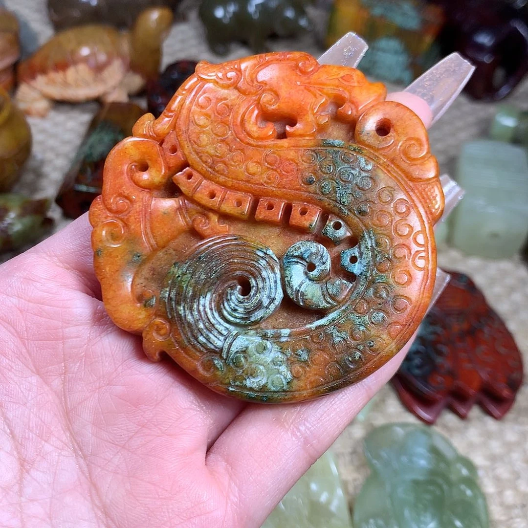 白玉菩提吊坠挂件