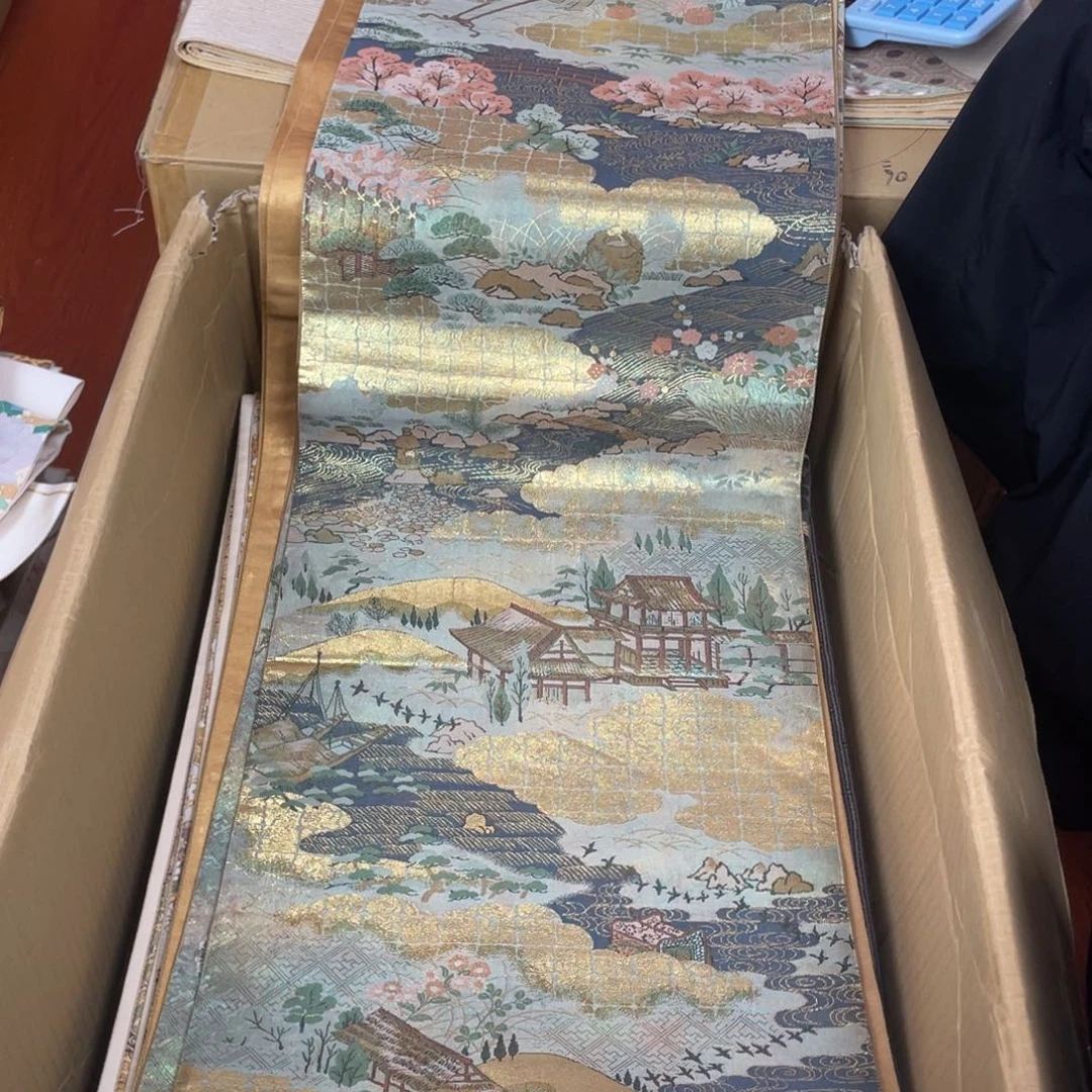 织绣唐錦桑蠶絲正絹面料