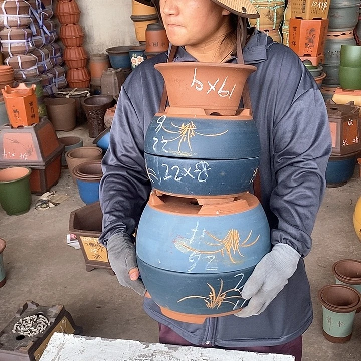 紫砂花盆紫砂花盆