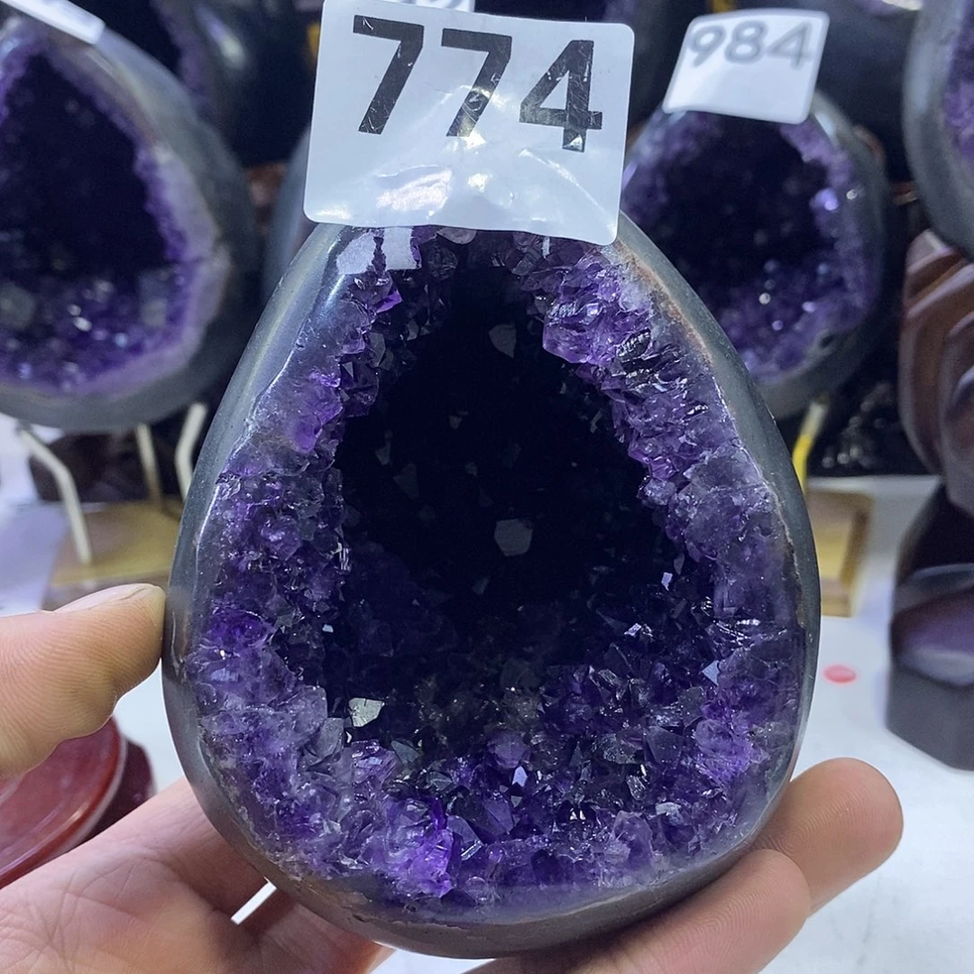 大***8紫晶未镶嵌珠宝半成品774