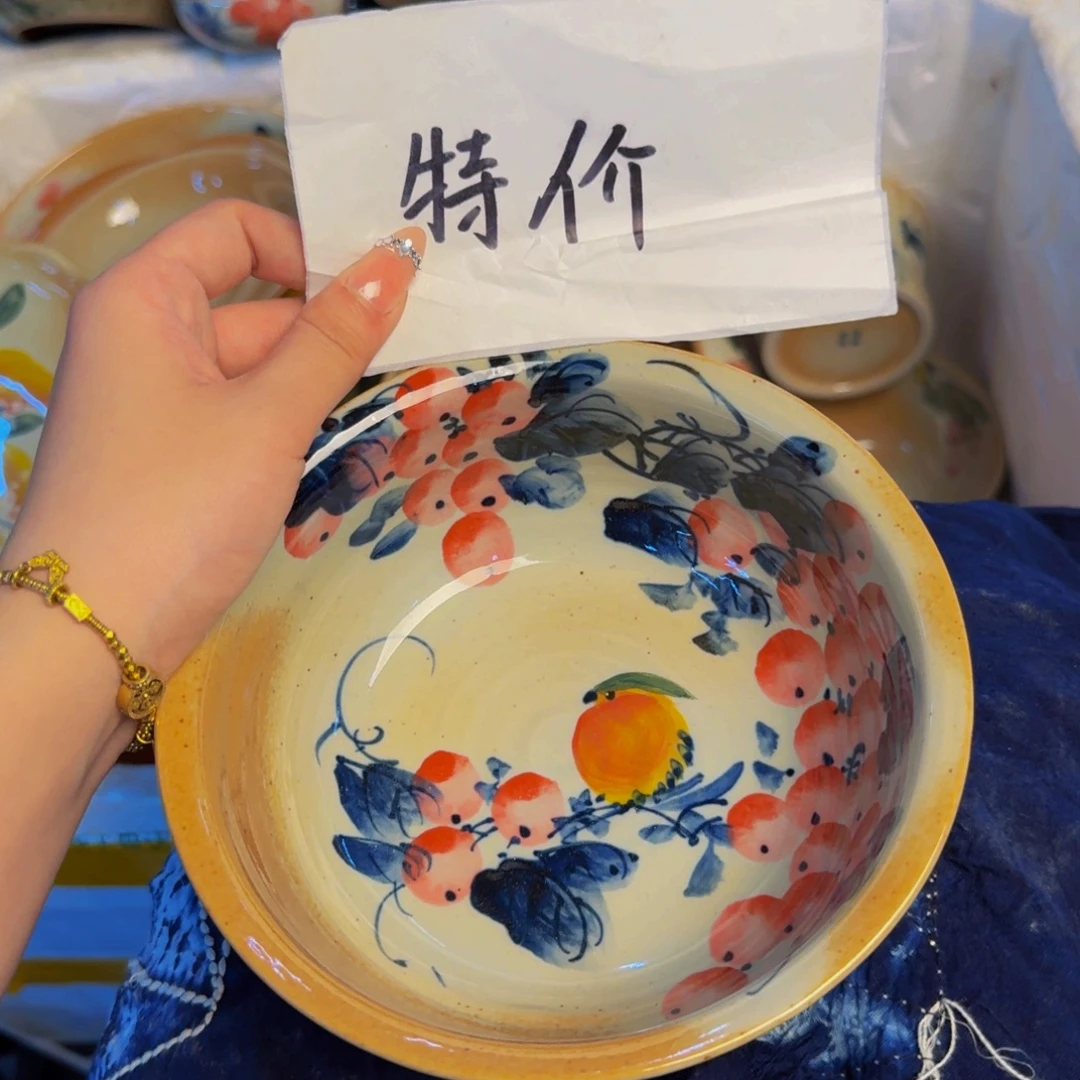 瓷片景德镇陶瓷手工手绘