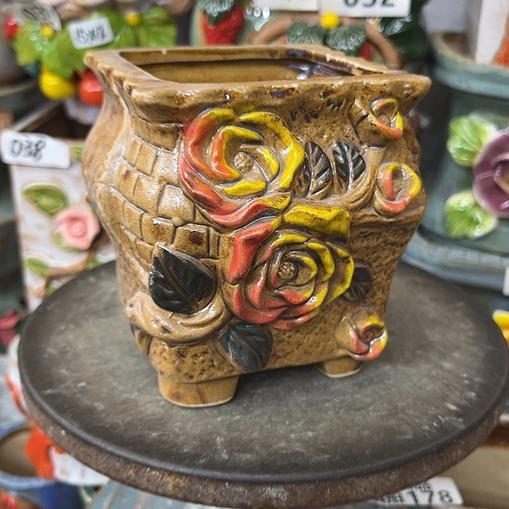 粗陶材质多肉花盆