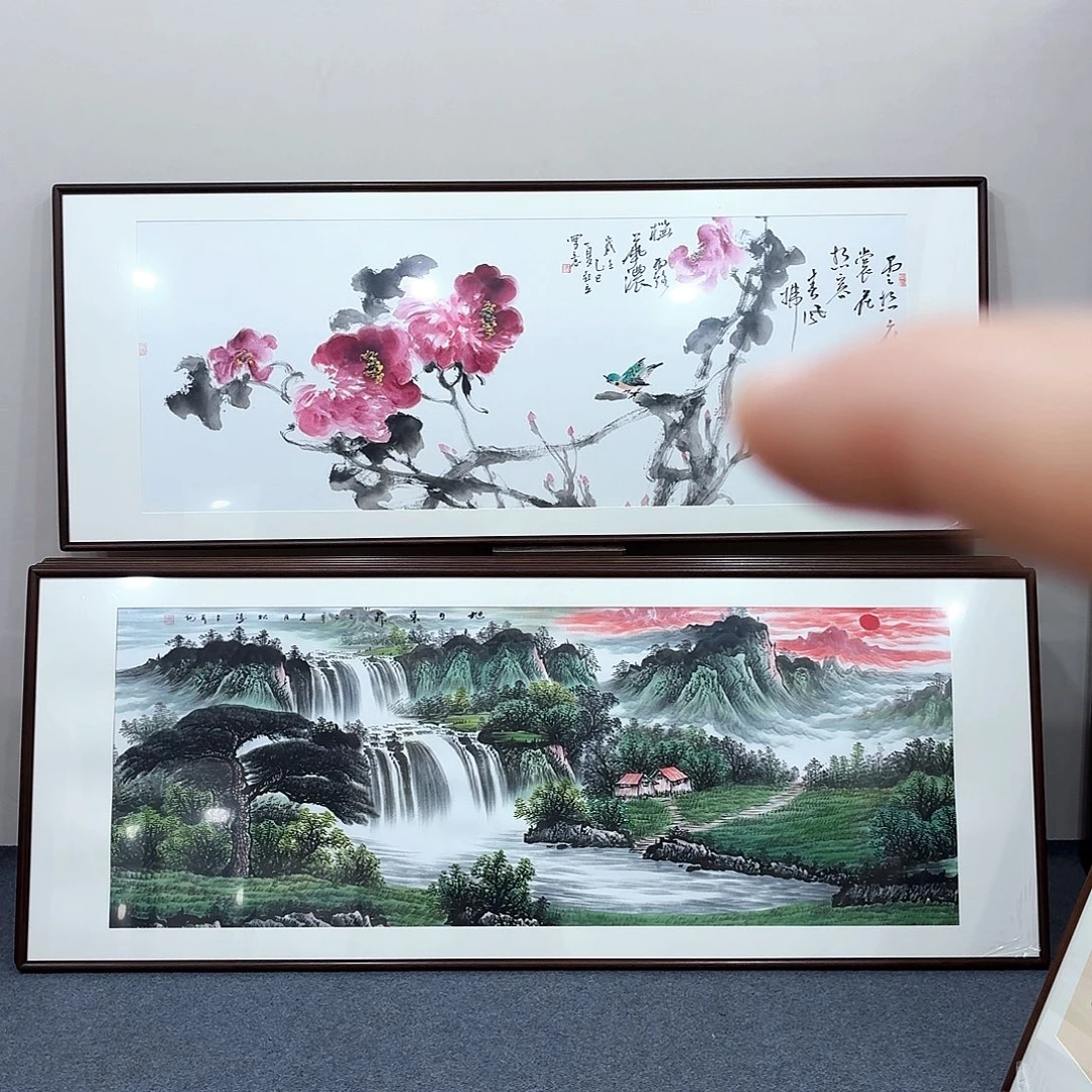 国画手绘作品210×80尺寸