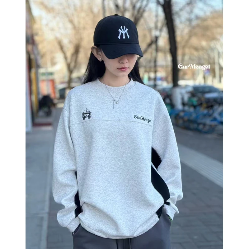 NO NAME 87637 拼色套头男士卫衣运动男士长袖