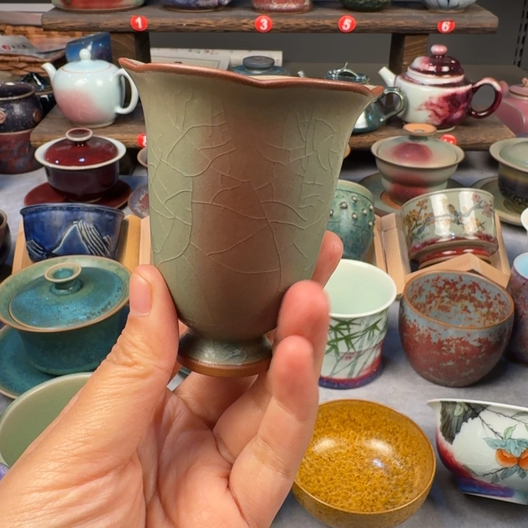 瓷片钧瓷单杯钧瓷单杯钧瓷单杯