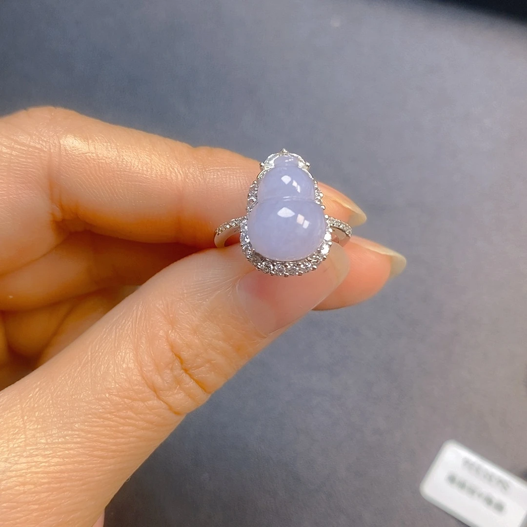 翡翠银S925镶嵌戒指