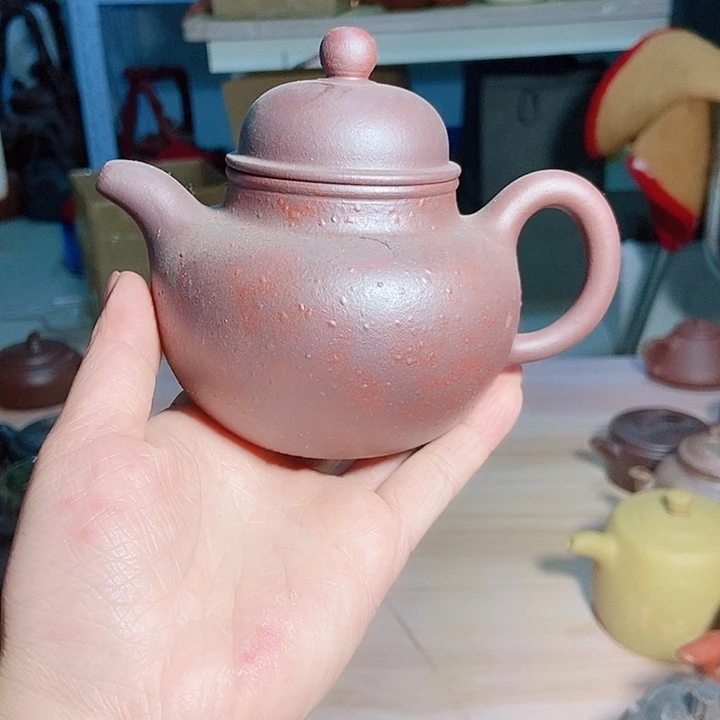 紫砂茶杯宜兴紫砂全手工制作