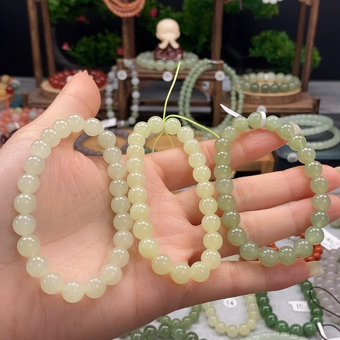 未镶嵌手链和田玉微瑕