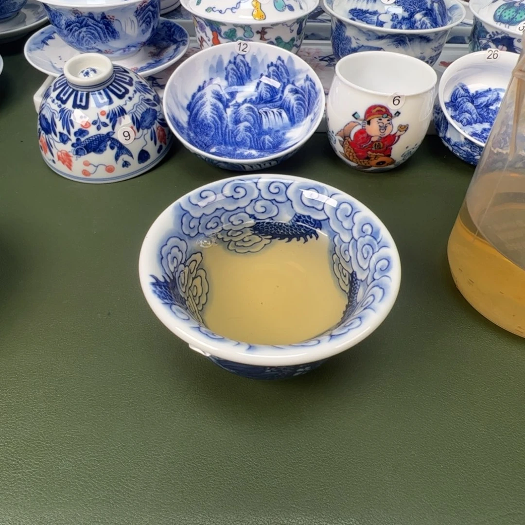 景德镇纯手工纯手绘茶具木木37