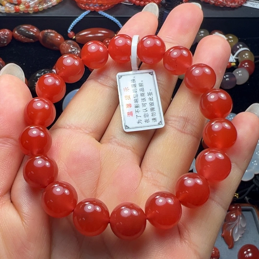 南红玛瑙未镶嵌手串
