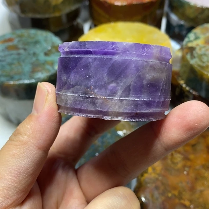 定制石英质玉D***品水滴抛光