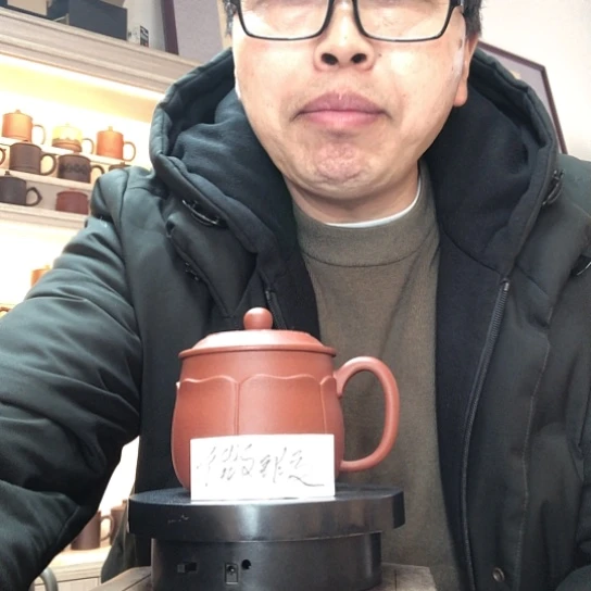朱泥茶杯莲子杯容量300