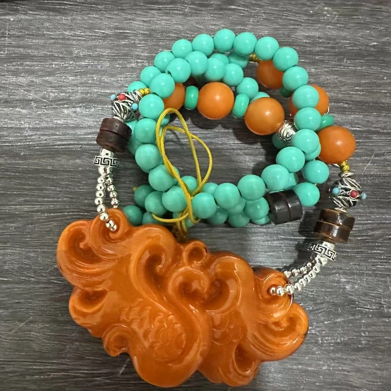 时尚百搭蜜蜡项链X333