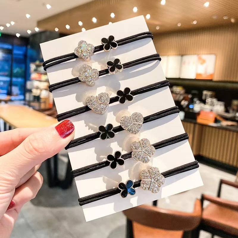 通用女性发圈甜美发饰清新可爱简约扎头发发绳马尾