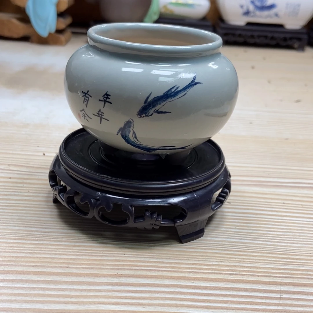 瓷片陶瓷花盆陶瓷艺术