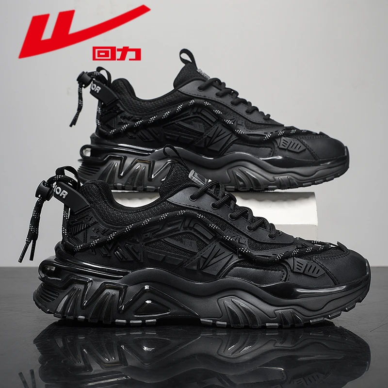 男鞋黑武士夏季新款运动老爹增高厚底休闲跑步潮流鞋