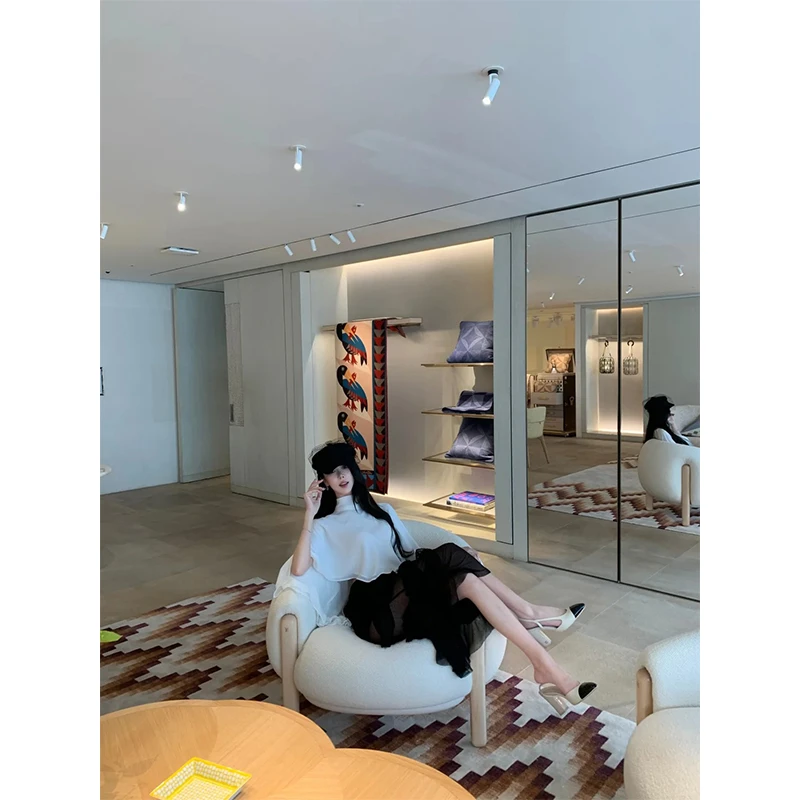 2025新款法式慵懒松弛感罩衫上衣设计感高腰百搭长款半身裙两件套