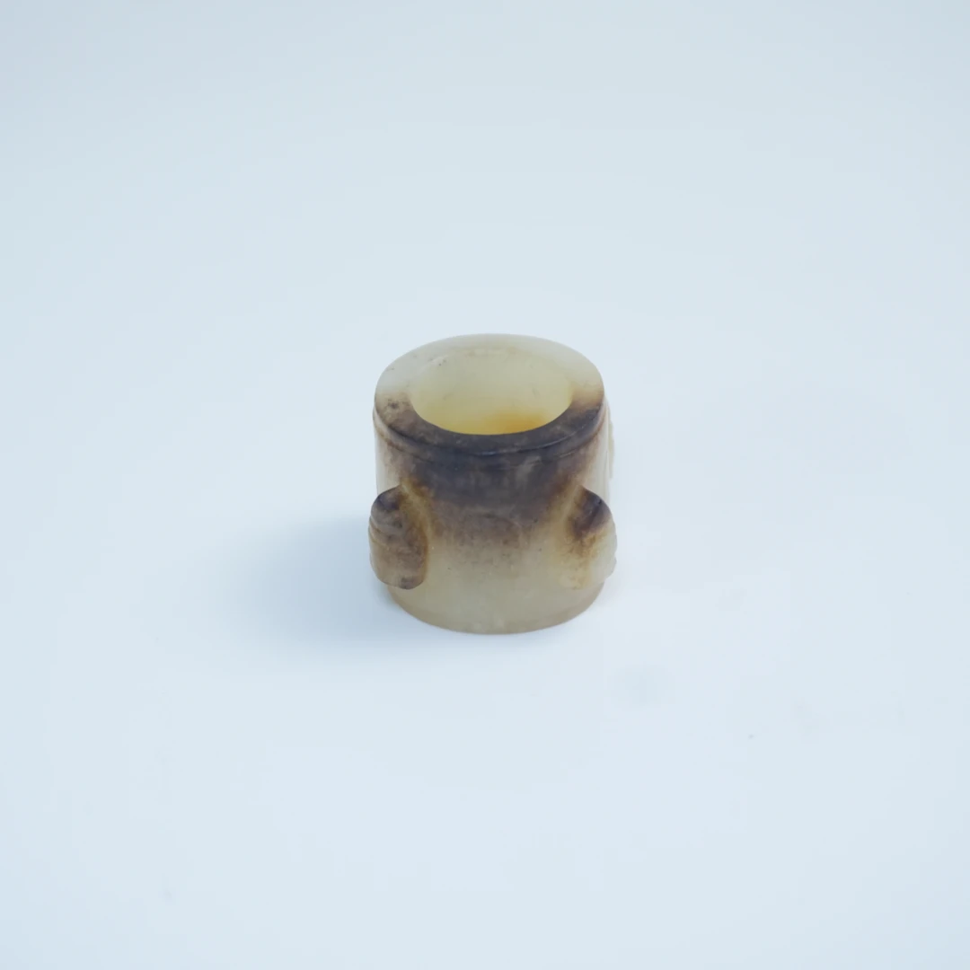 清代仿古四角环形玉佩（宋）435575*古玉*传承