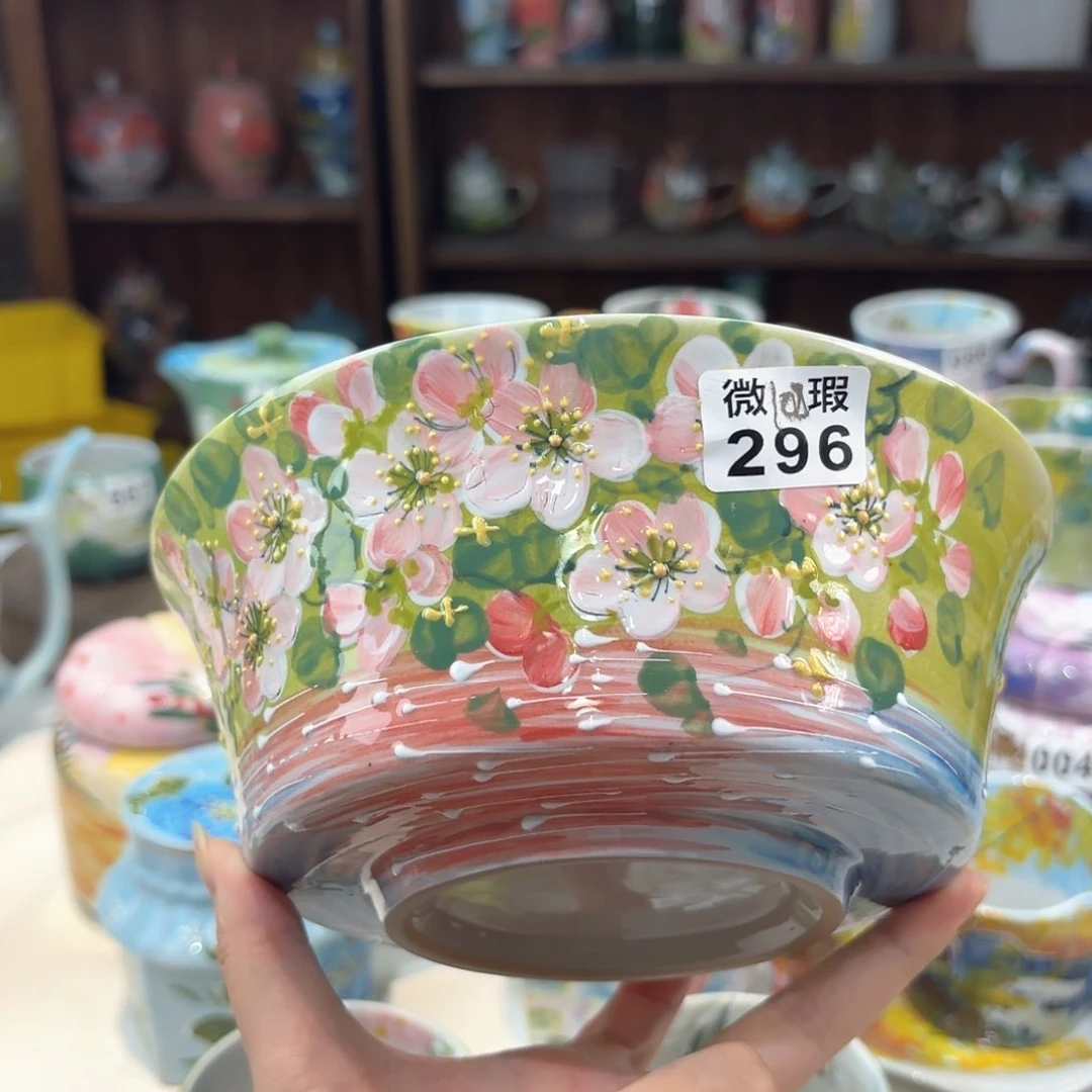 景德镇手绘高温釉下彩陶瓷茶具