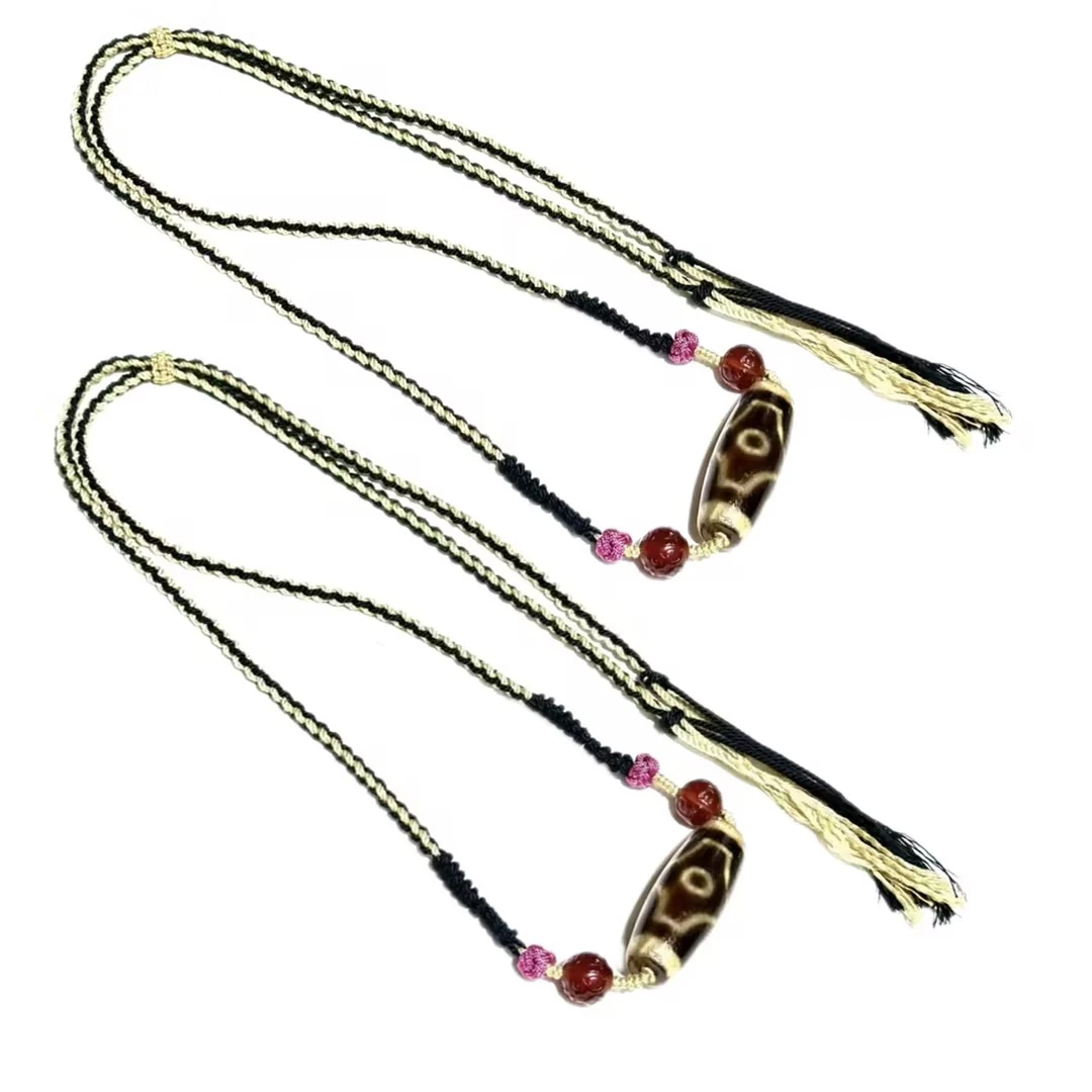 【QY】珠珠玛瑙桶珠吊坠（多样性发其一）