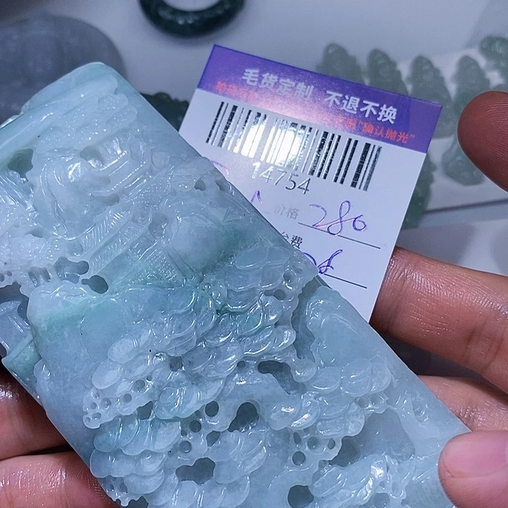 定制翡翠未镶嵌守*