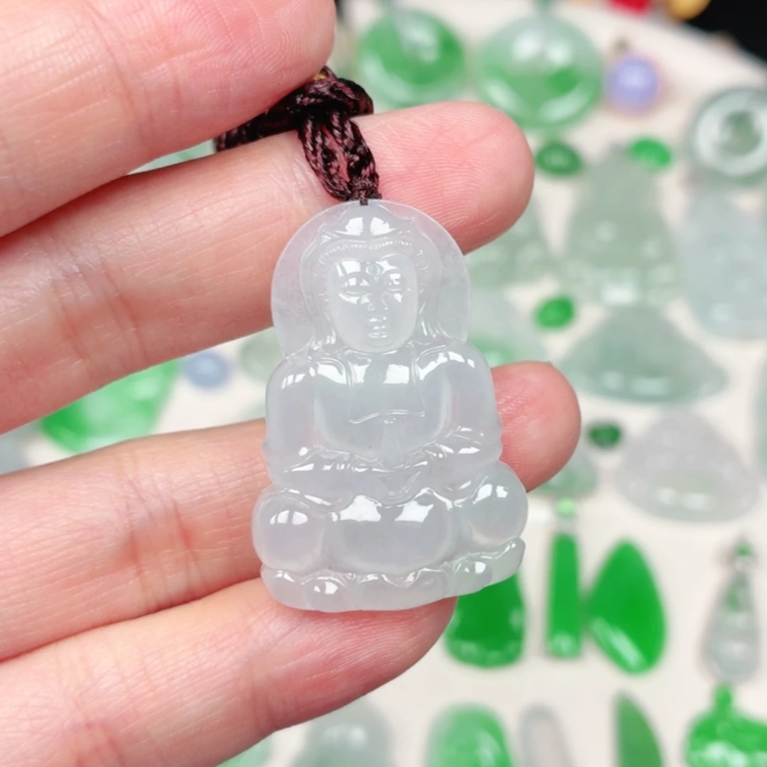 颈饰未镶嵌翡翠缅甸天然A货翡翠