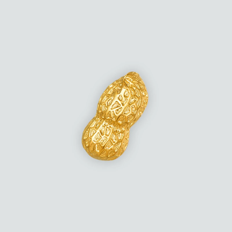 万宝融黄金投资摆件古法花生BJ077