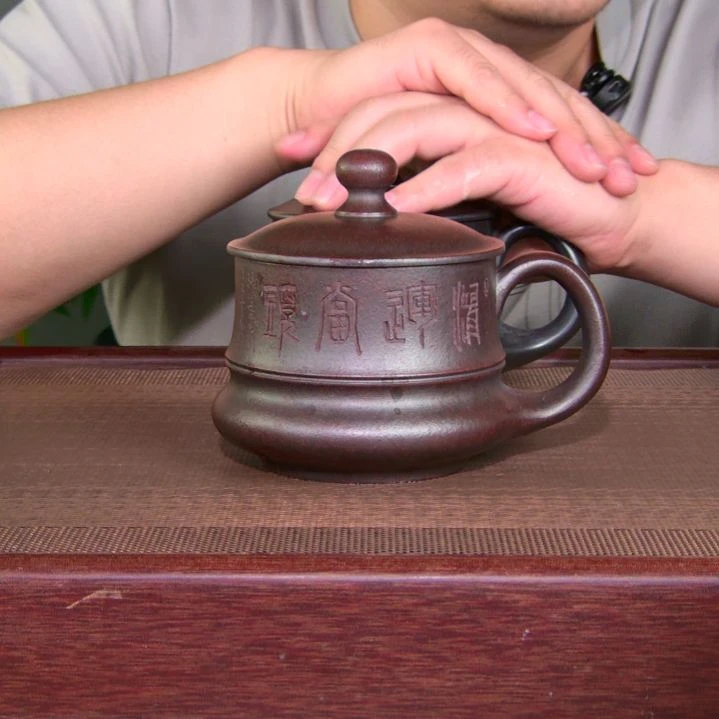 茶杯紫砂高货放漏