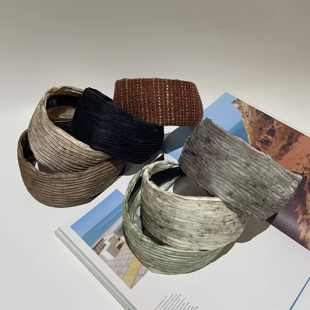 宽边发箍春夏新款百搭少女温柔气质优雅发饰时尚复古头饰简约发箍