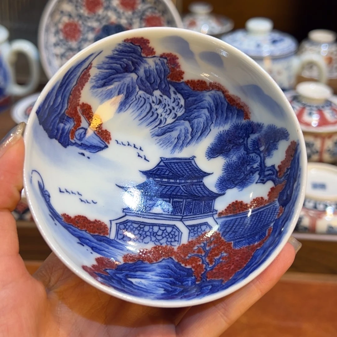 摆件陶瓷景德镇陶瓷茶器百宝箱