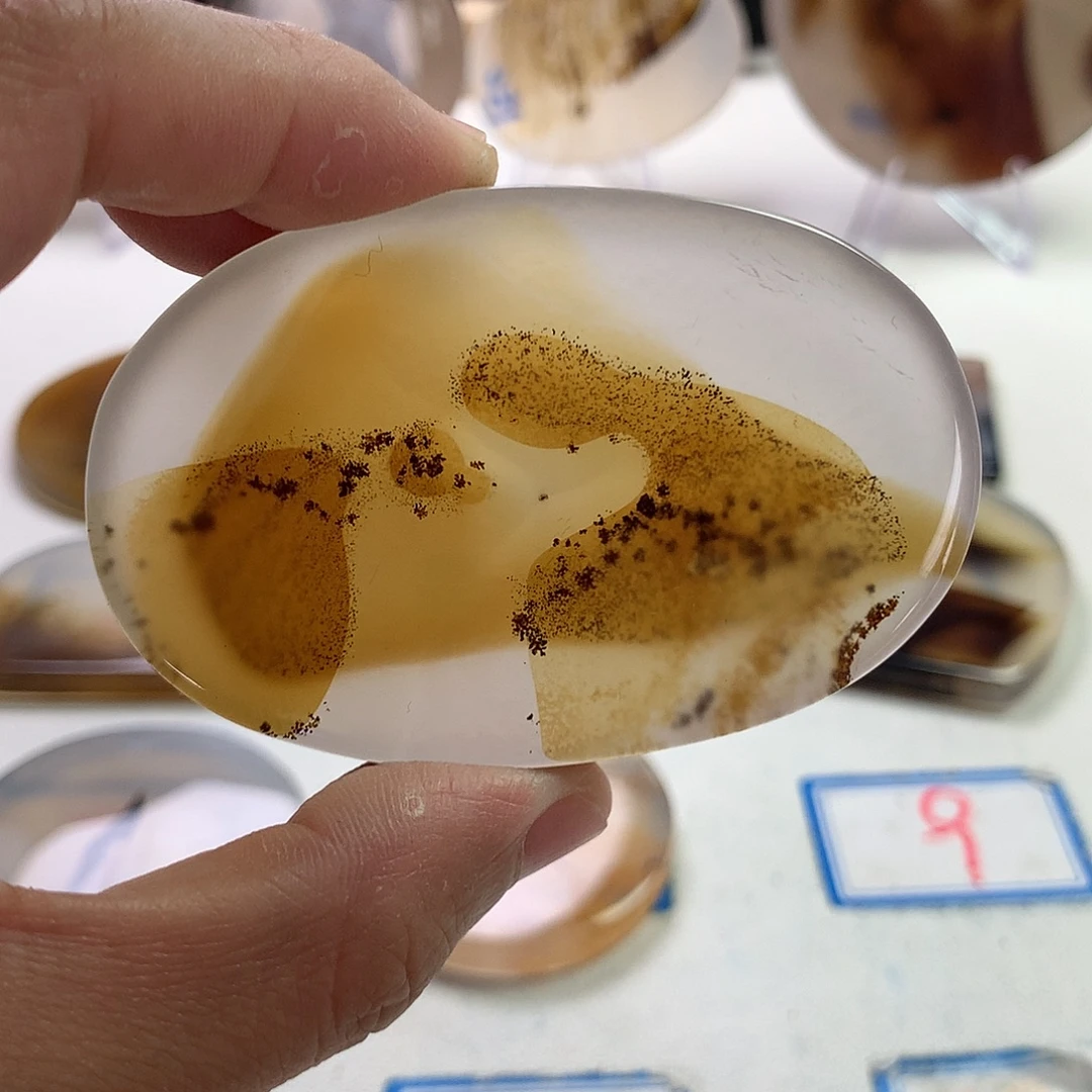 未镶嵌玛瑙/玉髓珠宝半成品