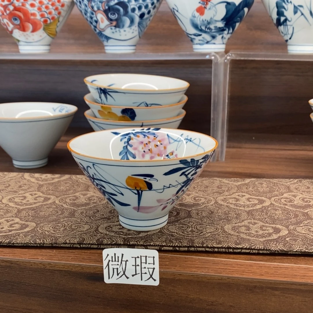 釉下彩手工绘制手工绘制