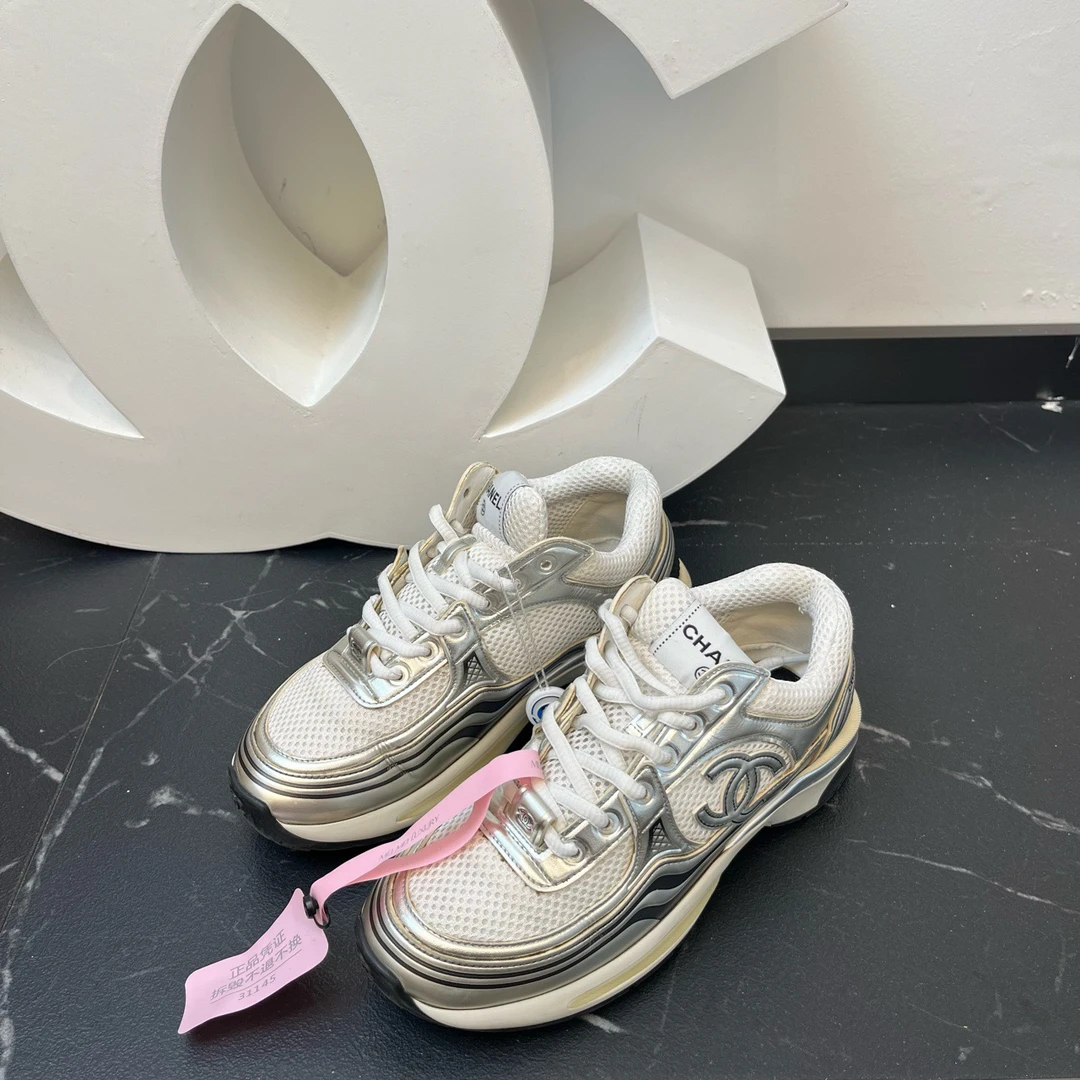 95新 Chanel/香奈儿  爆款银角大王休闲鞋/35.5码/95新/31145