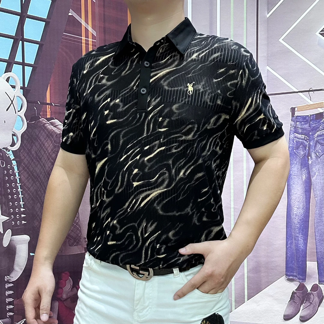 《金先生》夏季Polo衫百搭网红商务男士修身帅气潮流翻领半袖高品质