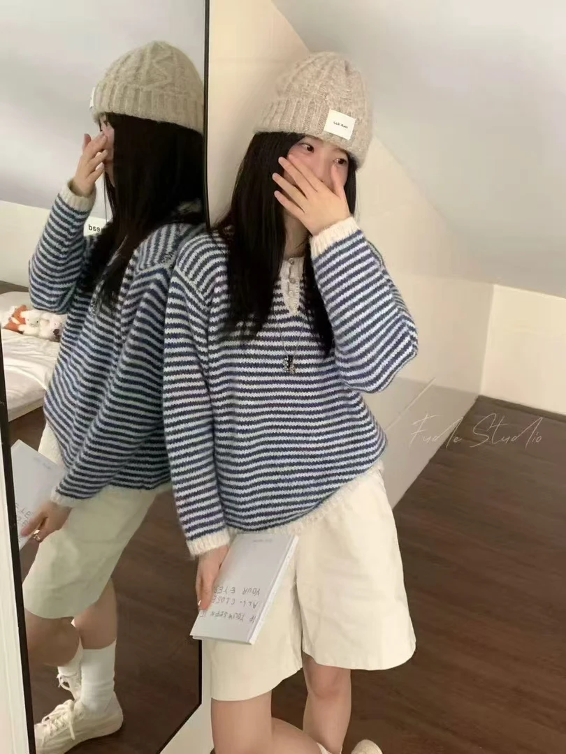 YD-韩系！12.11 B01-B99秋冬款高级感女装韩版显瘦气质甜美上衣T恤