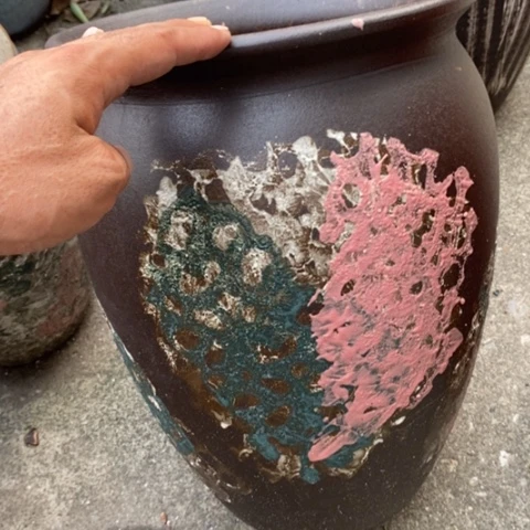 【闪购商品】紫砂花盆高约35口约25