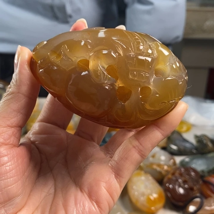 玛瑙/玉髓吊坠(不含链)未镶嵌